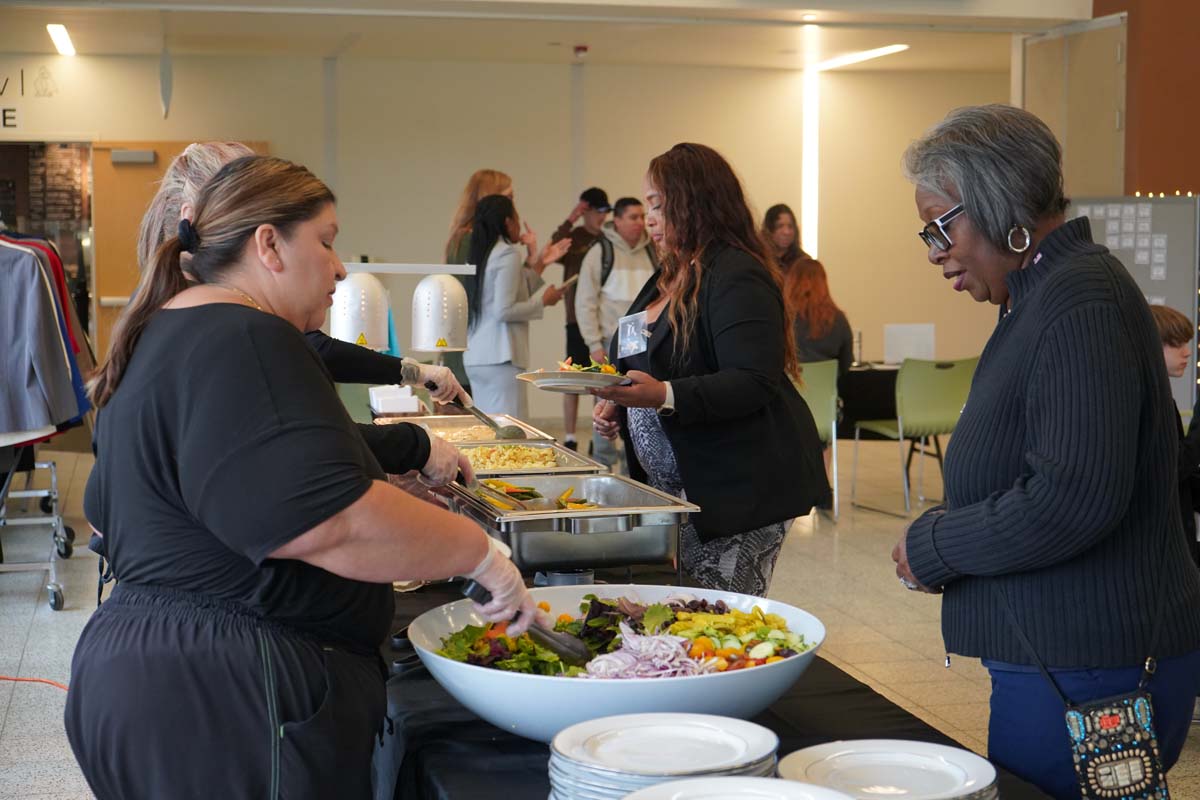 Students attend Etiquette Luncheon at Crafton Hills College.