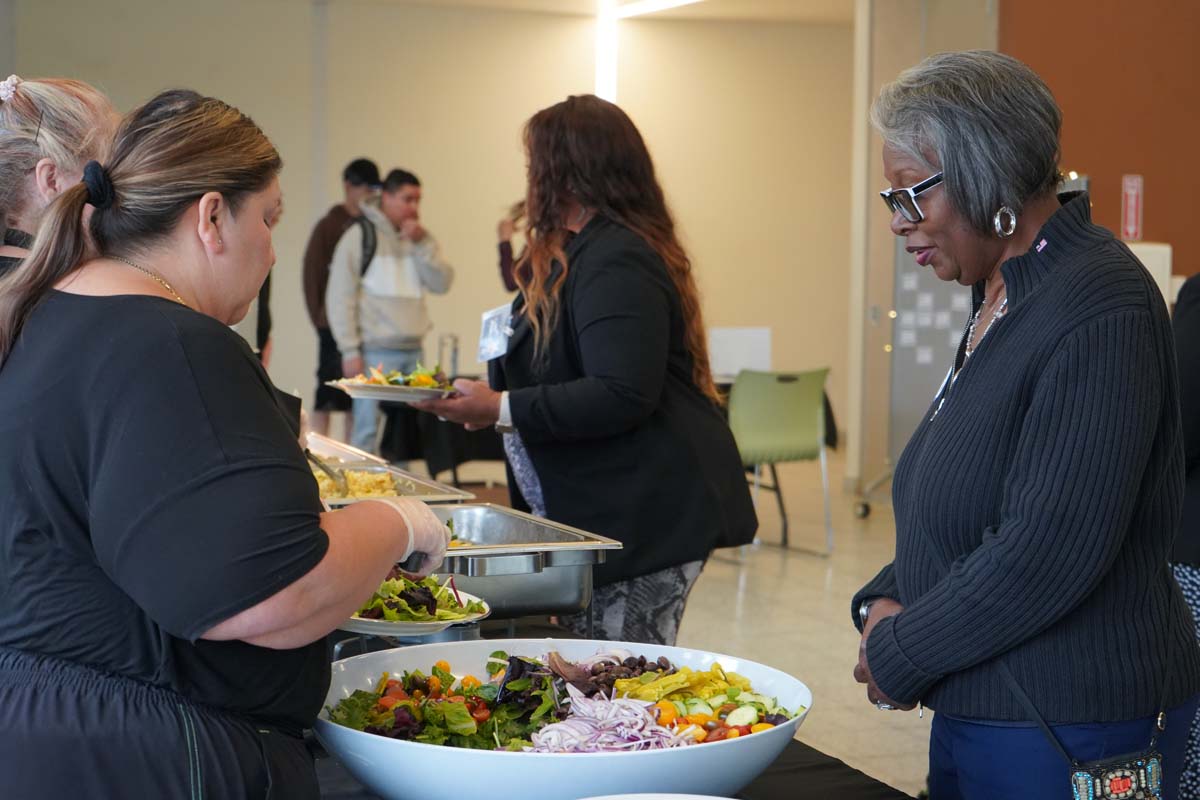 Students attend Etiquette Luncheon at Crafton Hills College.