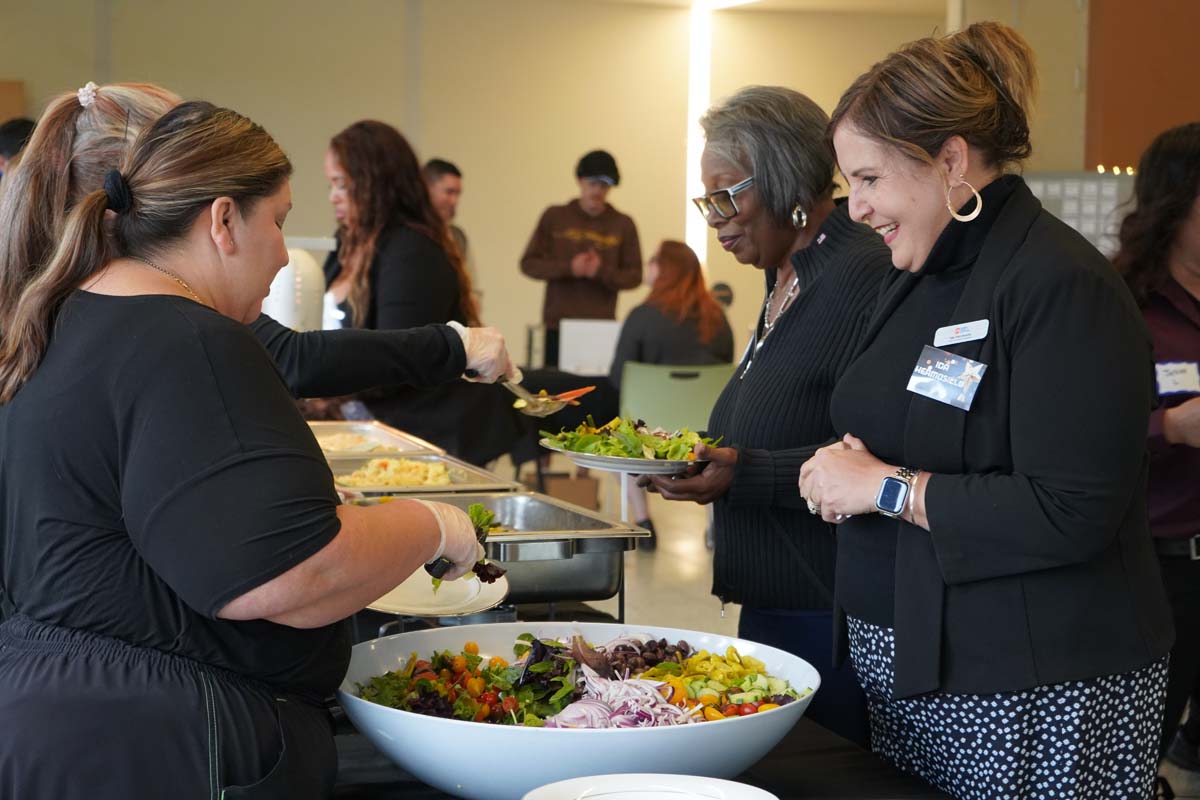 Students attend Etiquette Luncheon at Crafton Hills College.