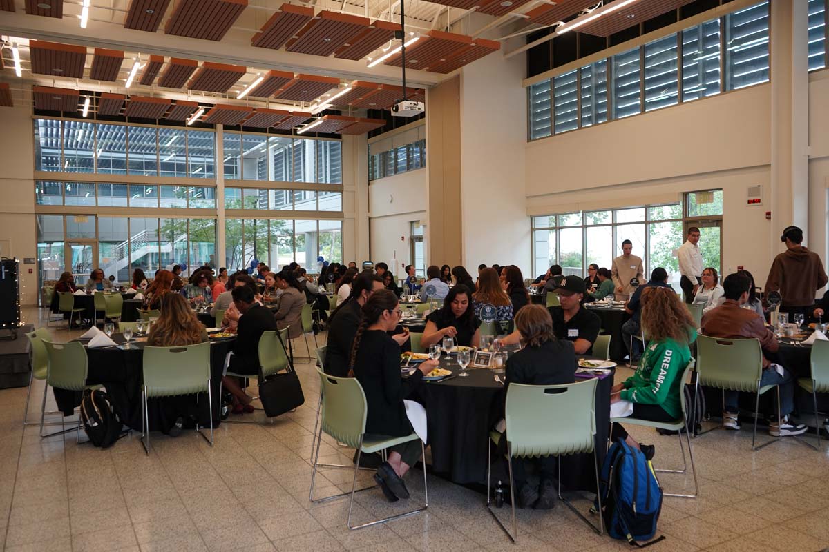 Students attend Etiquette Luncheon at Crafton Hills College.