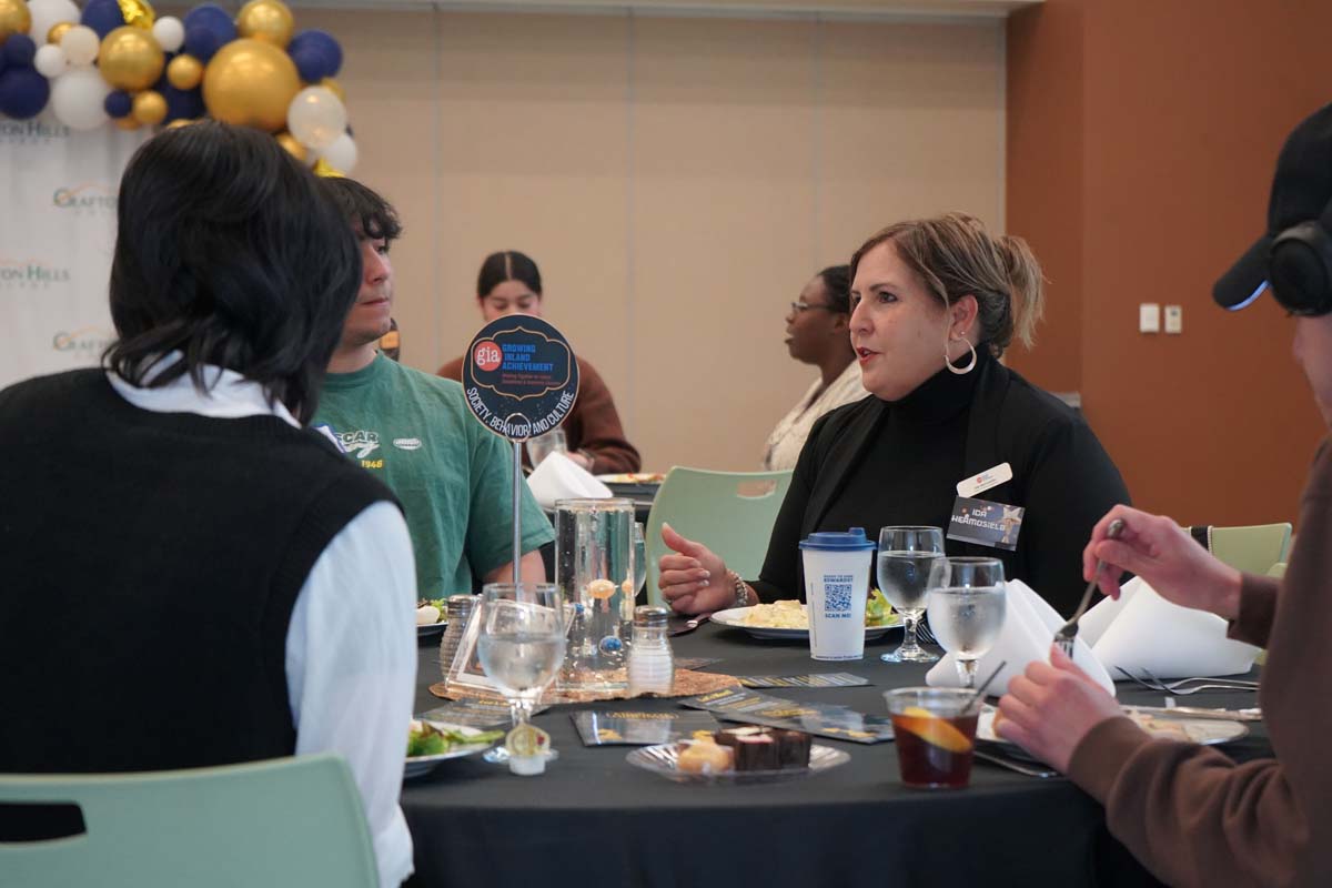 Students attend Etiquette Luncheon at Crafton Hills College.