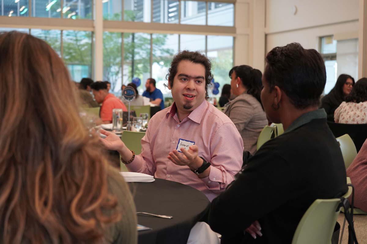 Students attend Etiquette Luncheon at Crafton Hills College.
