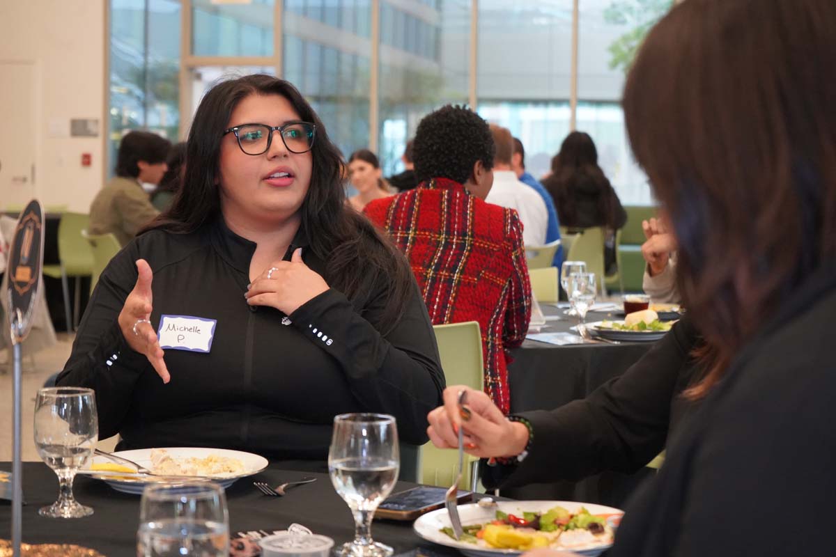 Students attend Etiquette Luncheon at Crafton Hills College.