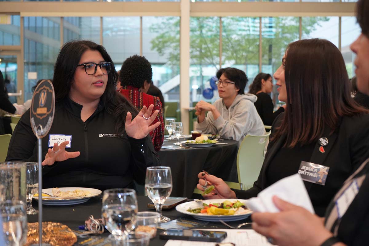 Students attend Etiquette Luncheon at Crafton Hills College.
