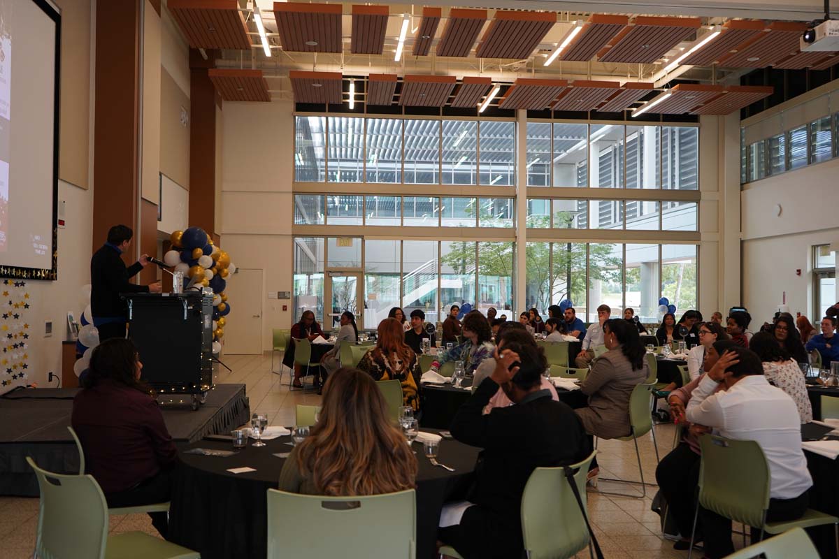 Students attend Etiquette Luncheon at Crafton Hills College.