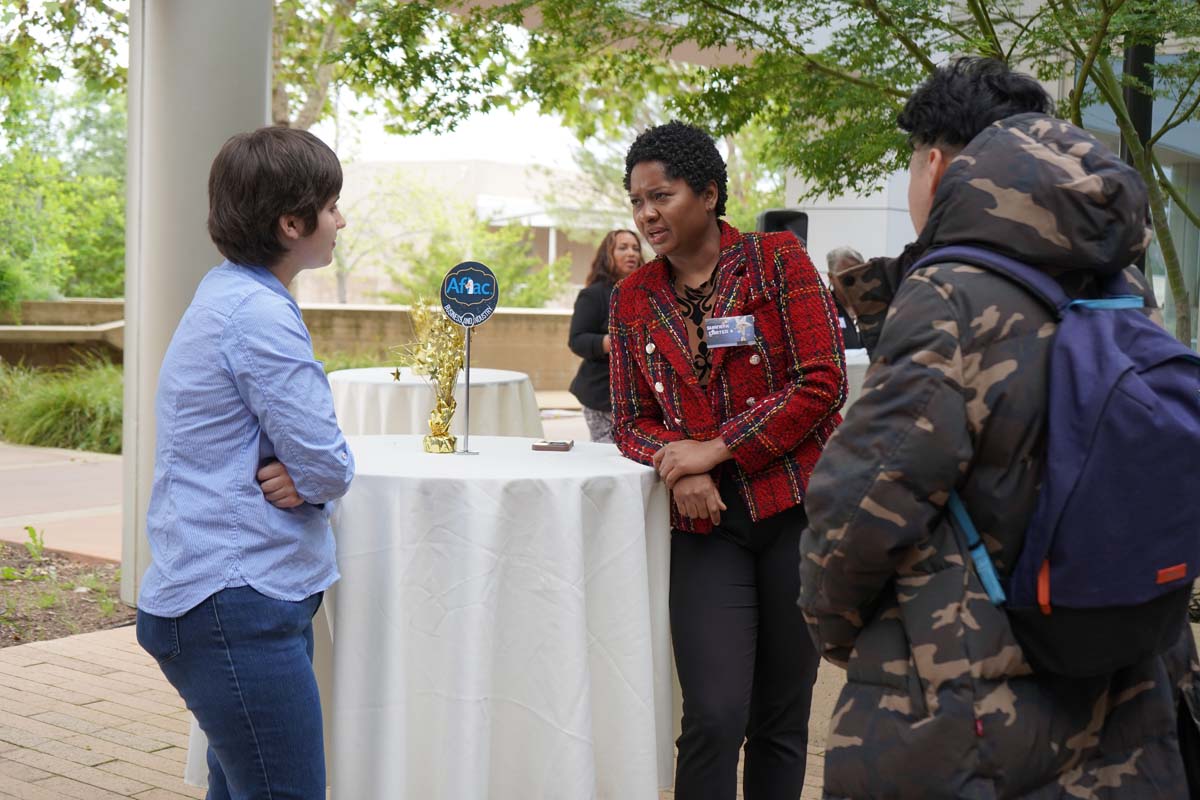 Students attend Etiquette Luncheon at Crafton Hills College.