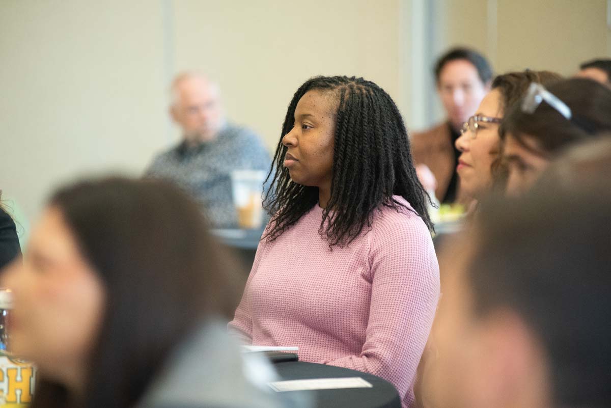 Mascots at the CSUSB CHC Coyotes on the Horizon MOU Signing Ceremony.