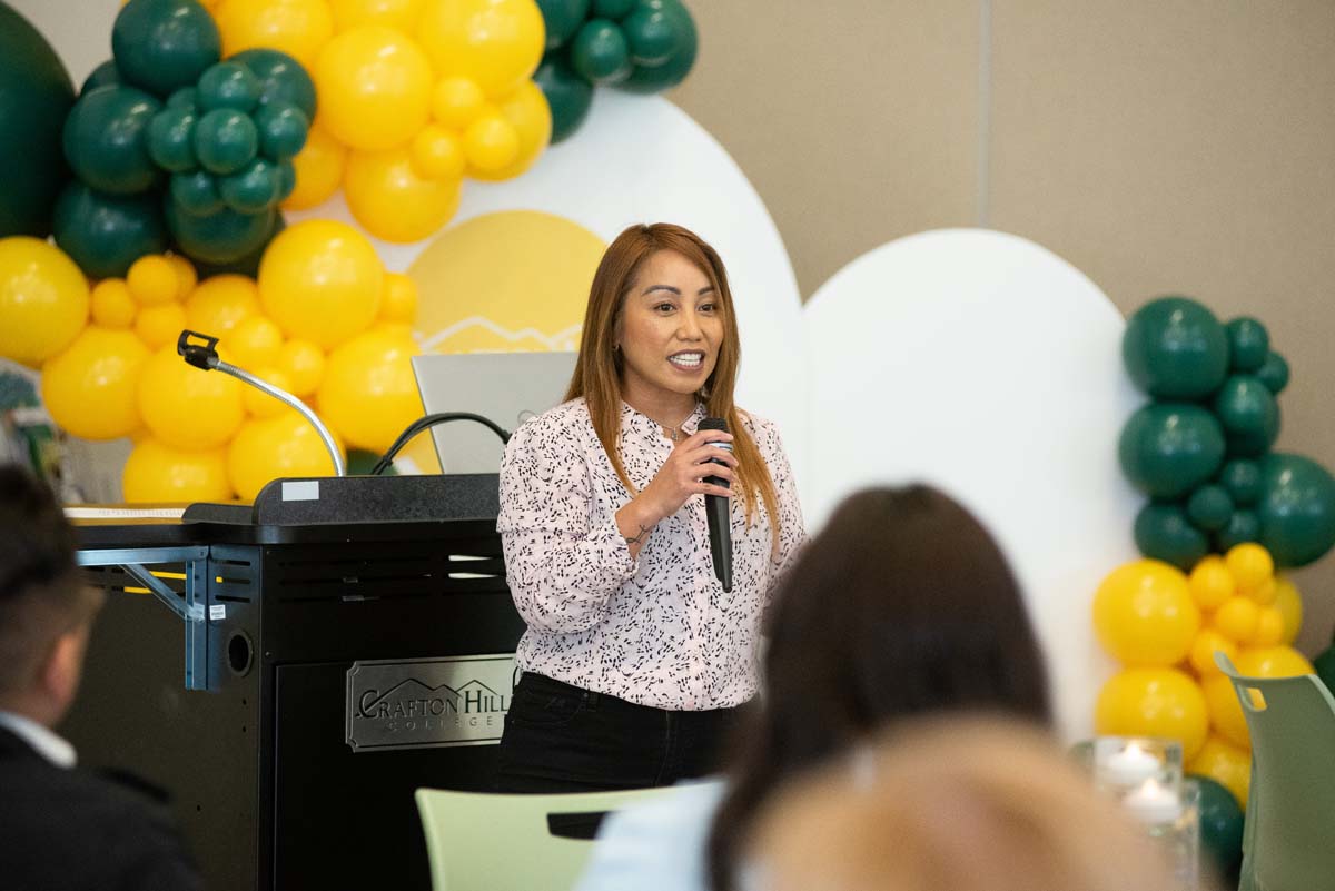 Mascots at the CSUSB CHC Coyotes on the Horizon MOU Signing Ceremony.