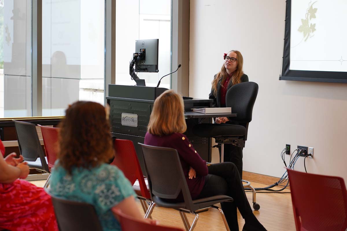 Students present their research at CHC Honors Conference.