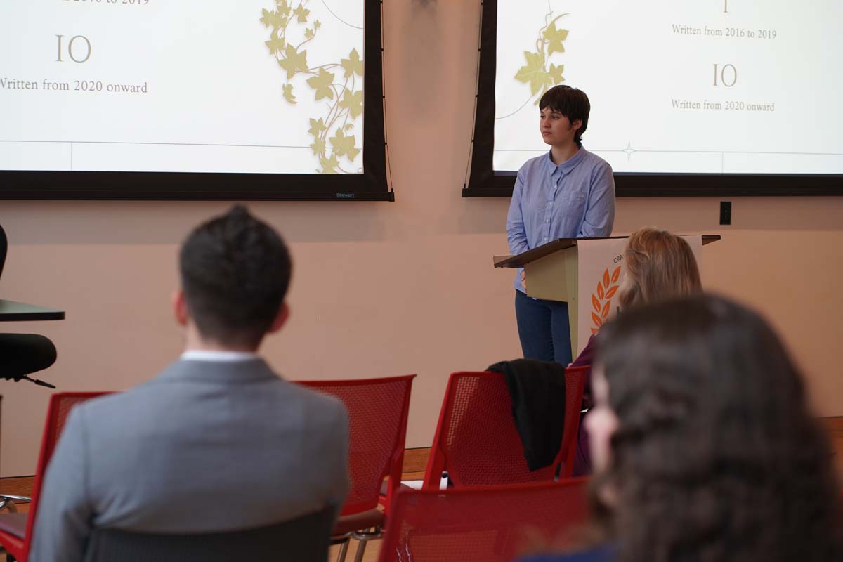 Students present their research at CHC Honors Conference.