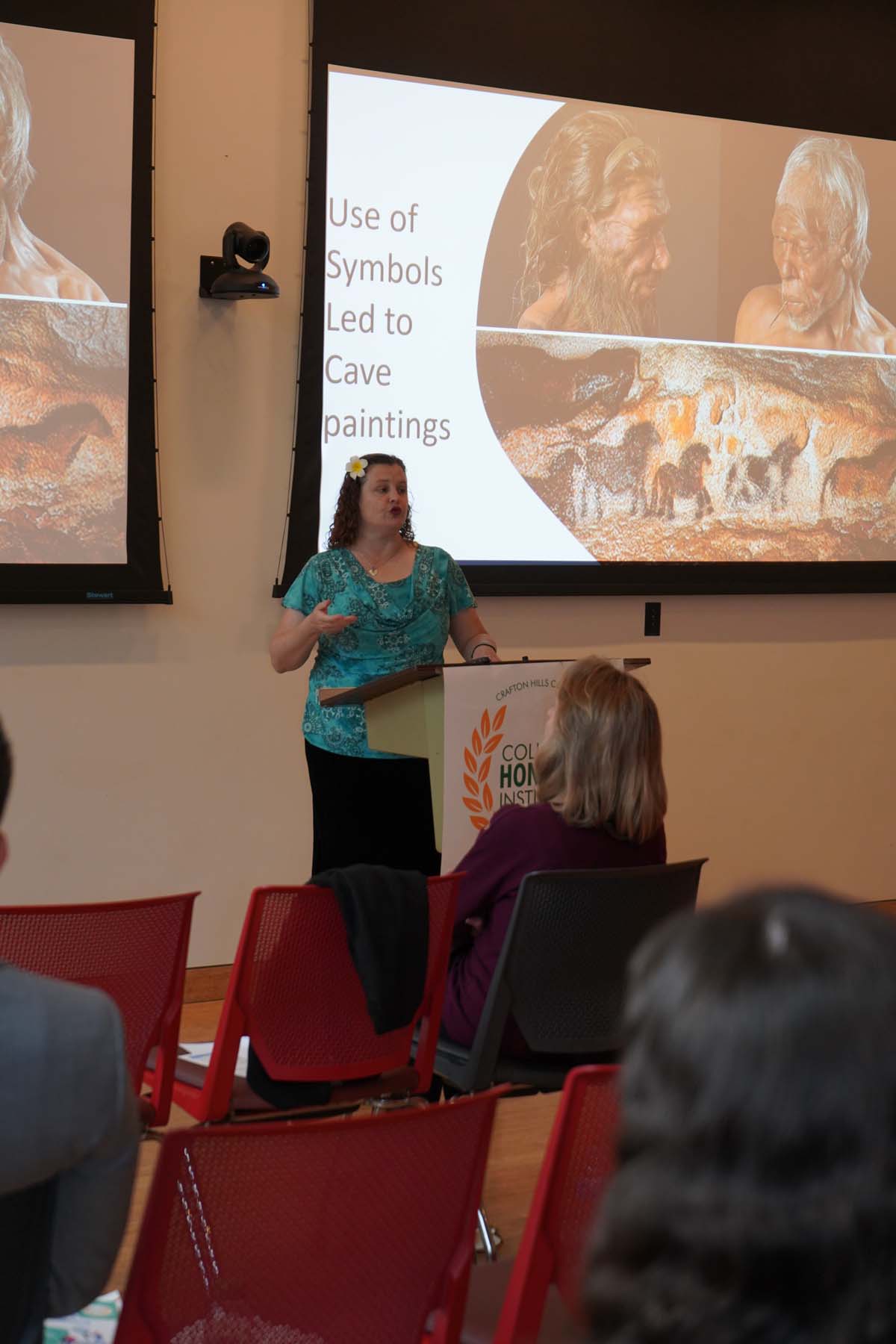 Students present their research at CHC Honors Conference.