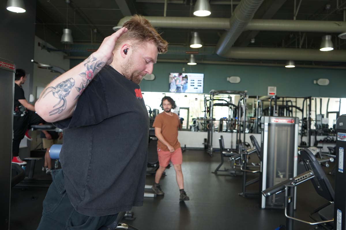 Veteran students participate in a Boot Camp for Veterans Success Week.