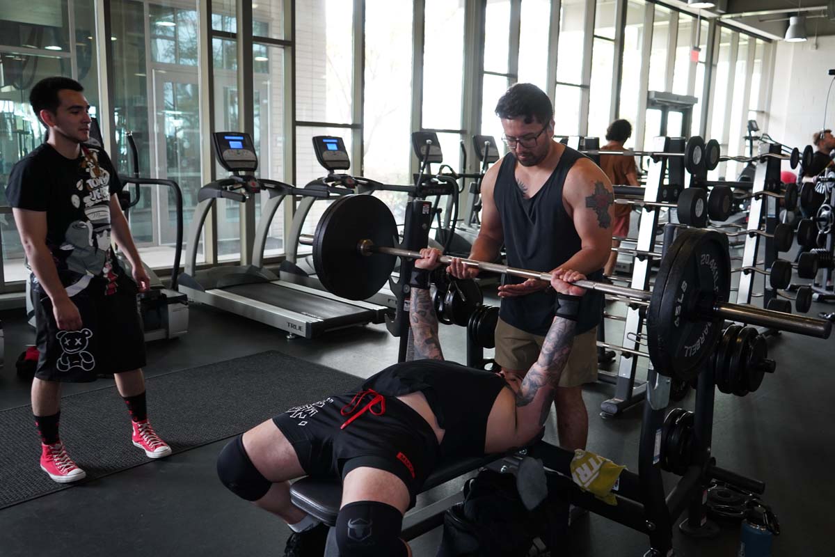 Veteran students participate in a Boot Camp for Veterans Success Week.