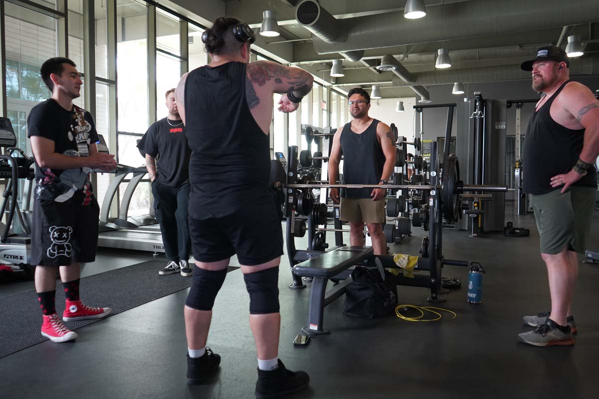 Veteran students participate in a Boot Camp for Veterans Success Week.