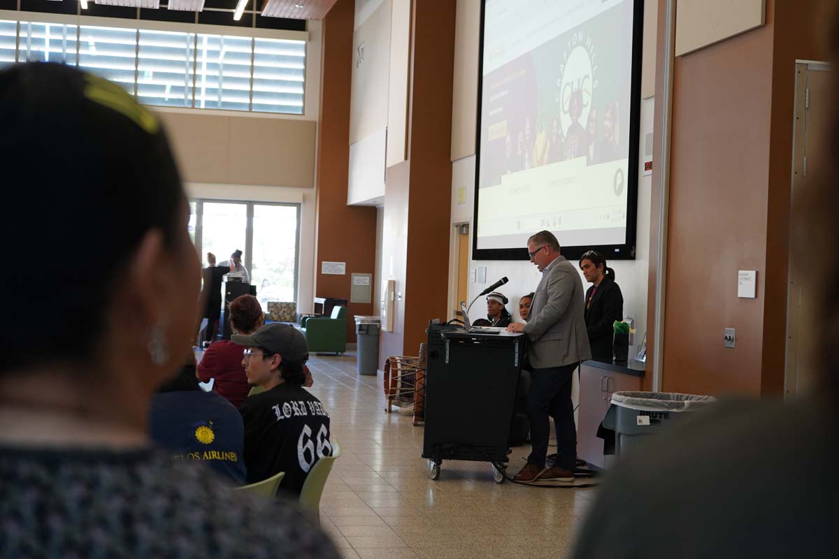 Students attend API Opening Celebration at CHC.