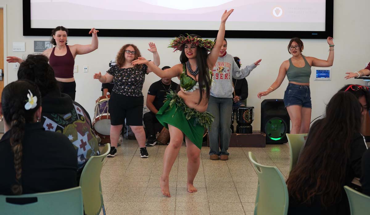 Students attend API Opening Celebration at CHC.