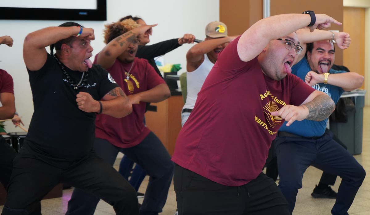 Students attend API Opening Celebration at CHC.