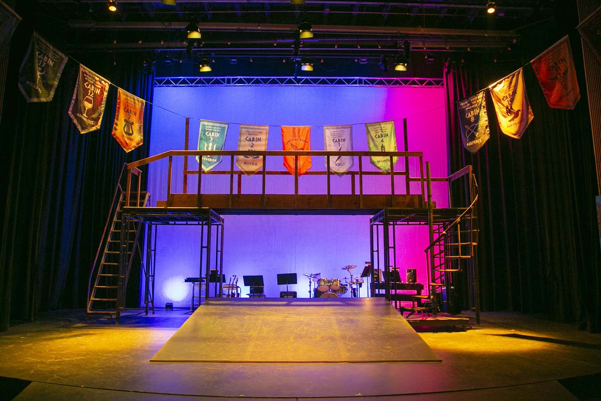 Students perform in The Lightning Thief at CHC.