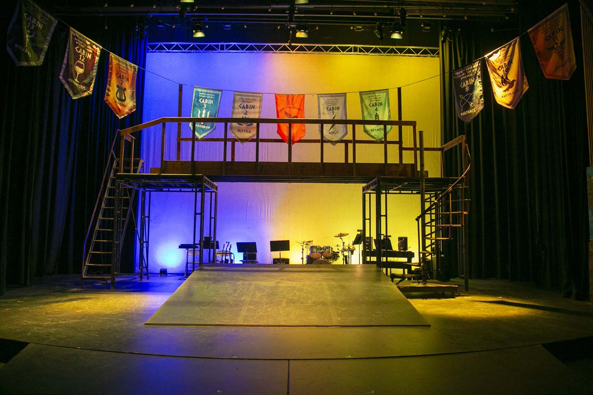 Students perform in The Lightning Thief at CHC.