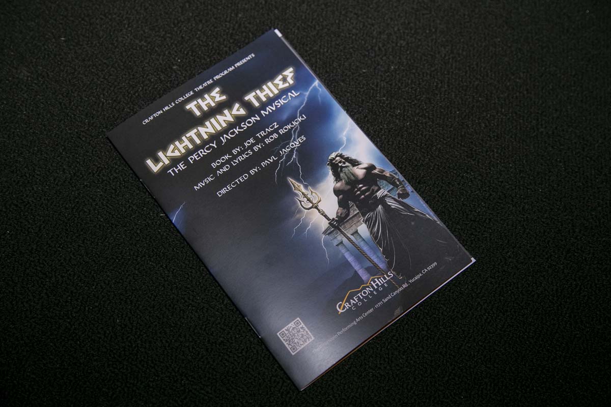 Students perform in The Lightning Thief at CHC.