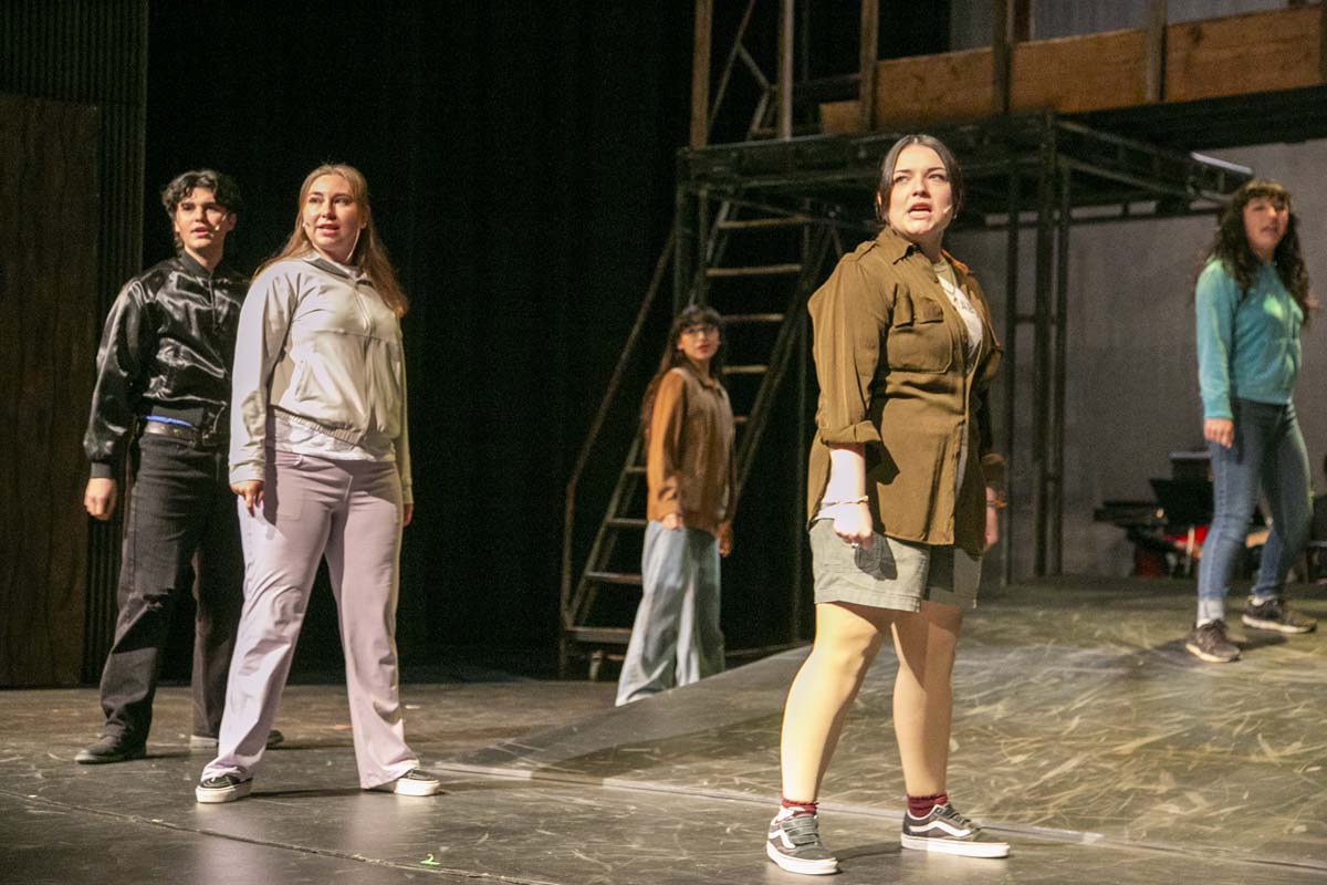 Students perform in The Lightning Thief at CHC.