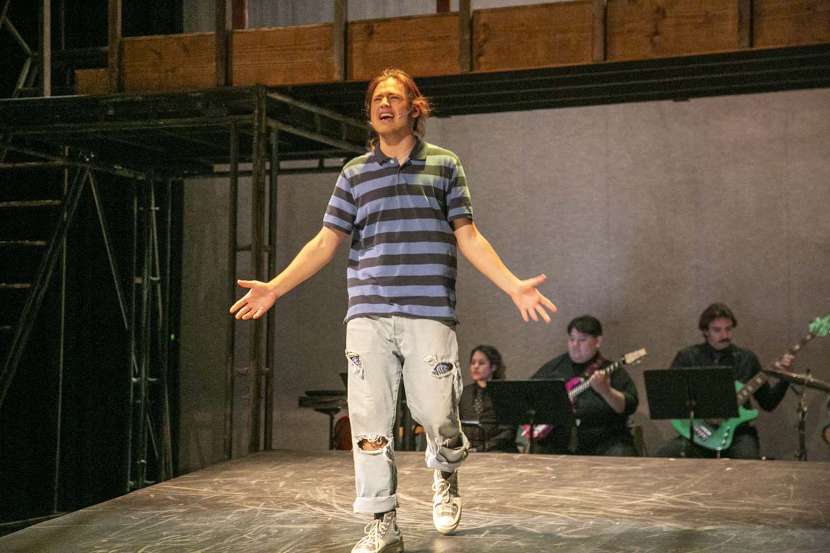 Students perform in The Lightning Thief at CHC.