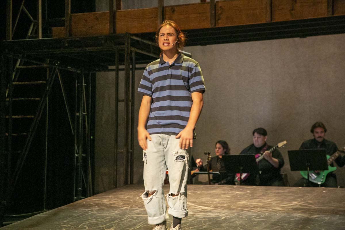 Students perform in The Lightning Thief at CHC.