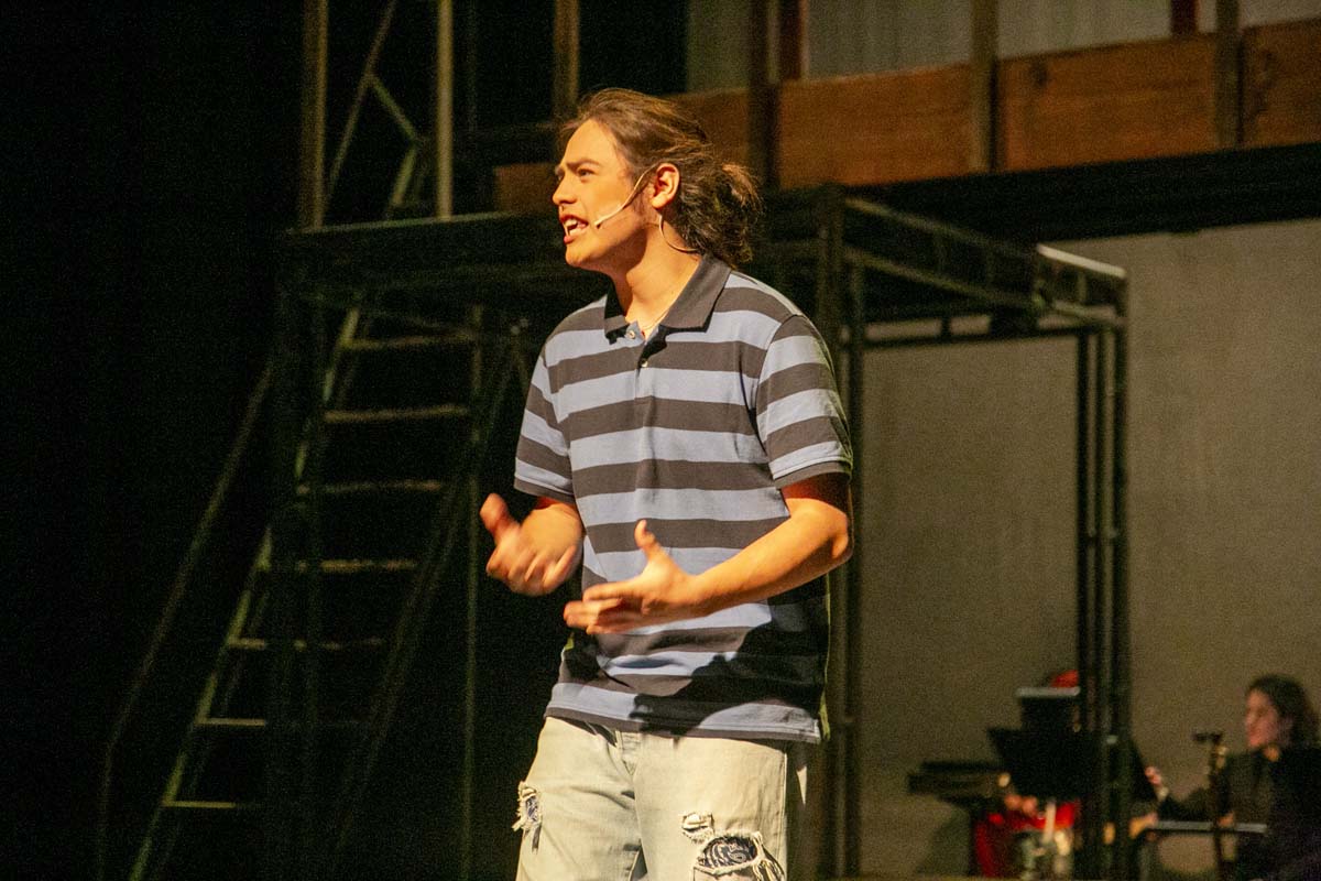 Students perform in The Lightning Thief at CHC.