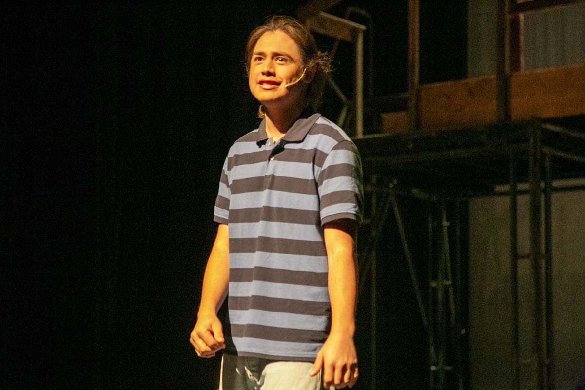 Students perform in The Lightning Thief at CHC.