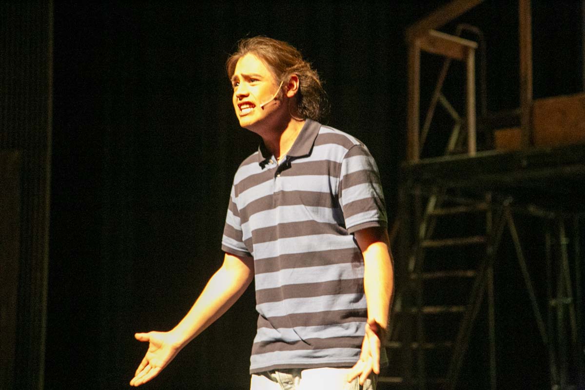 Students perform in The Lightning Thief at CHC.