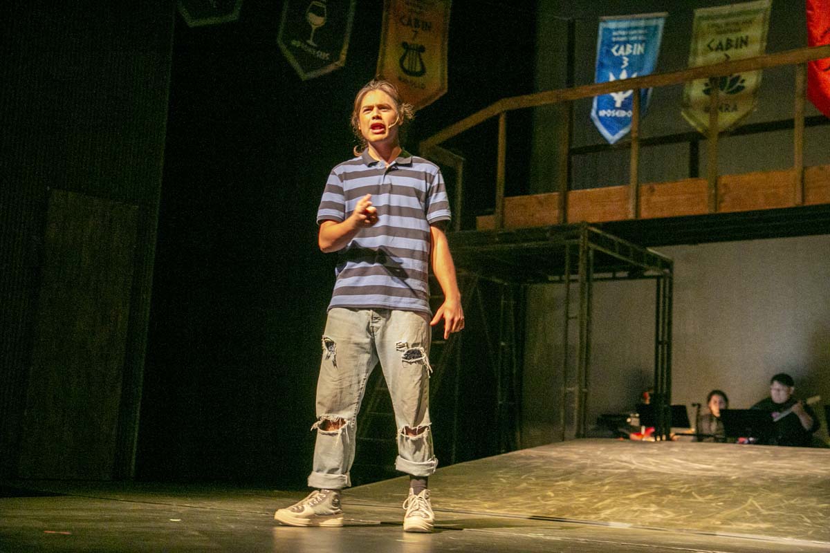 Students perform in The Lightning Thief at CHC.