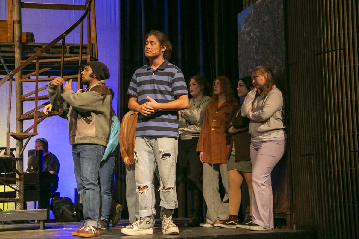 Students perform in The Lightning Thief at CHC.