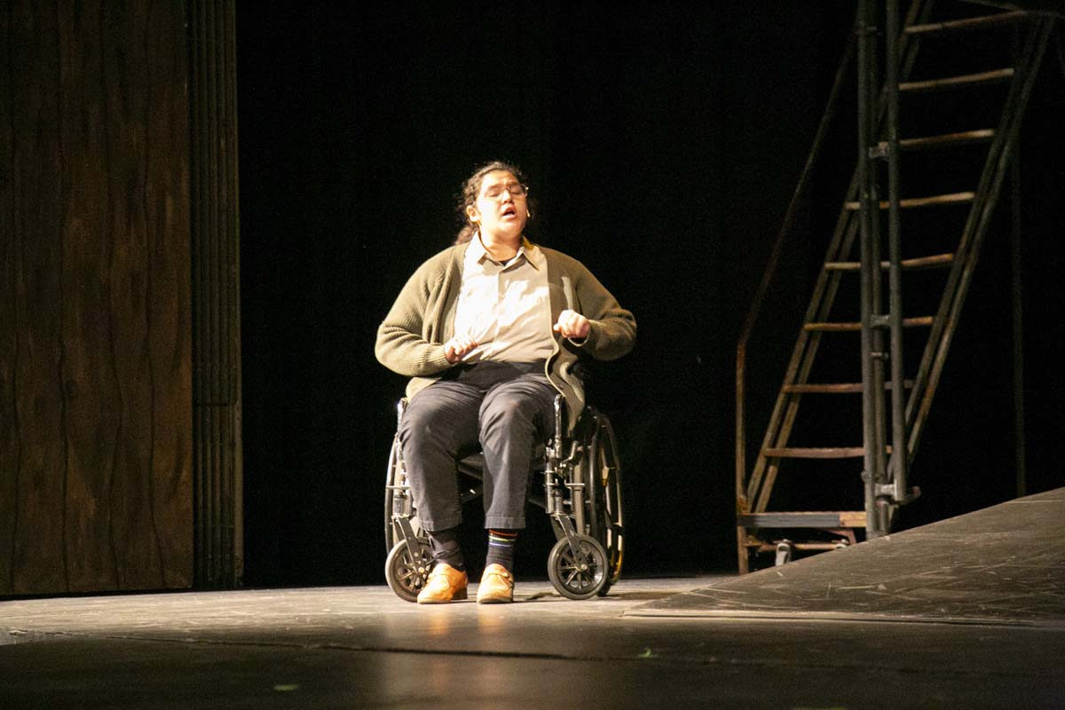 Students perform in The Lightning Thief at CHC.