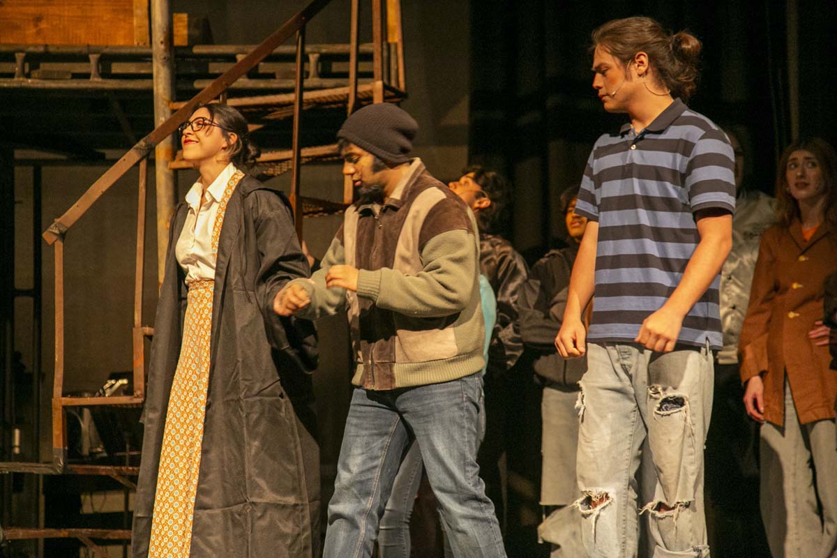 Students perform in The Lightning Thief at CHC.