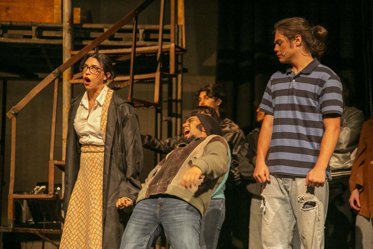 Students perform in The Lightning Thief at CHC.