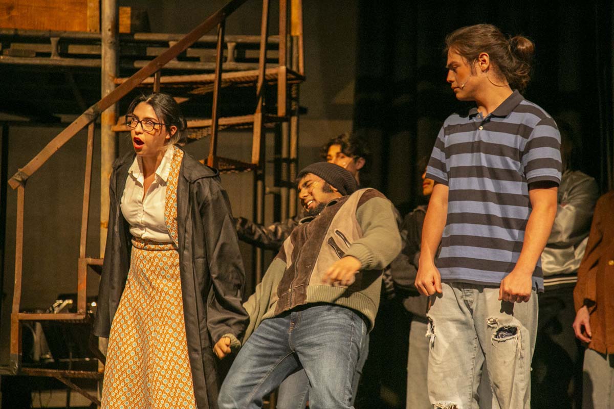 Students perform in The Lightning Thief at CHC.