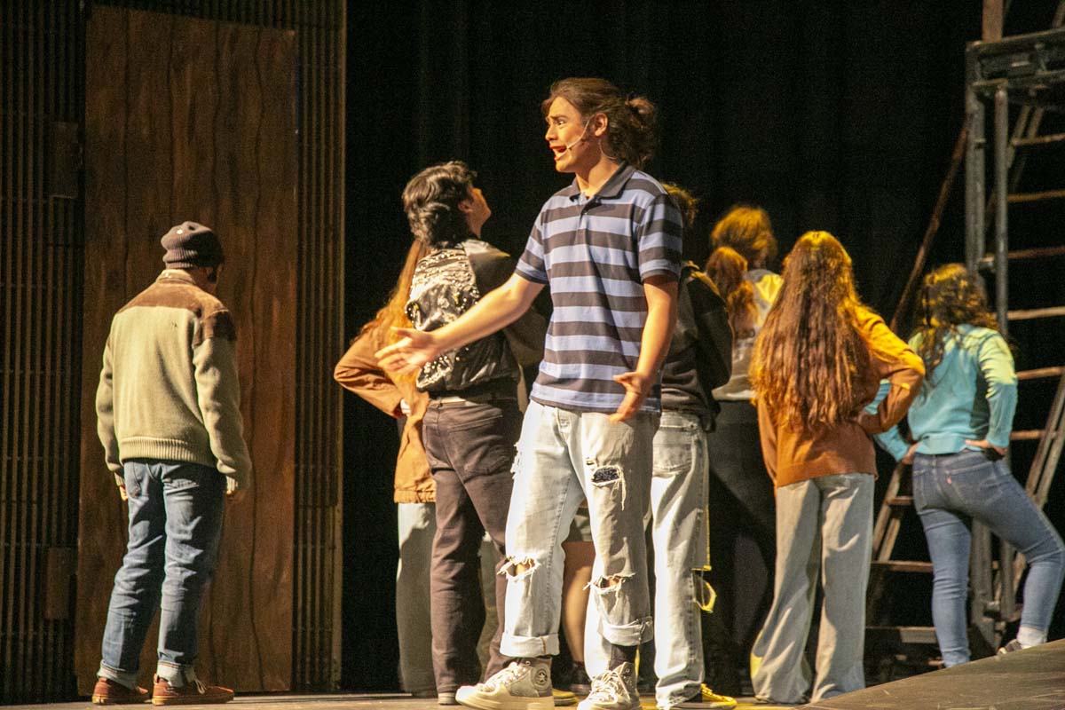 Students perform in The Lightning Thief at CHC.