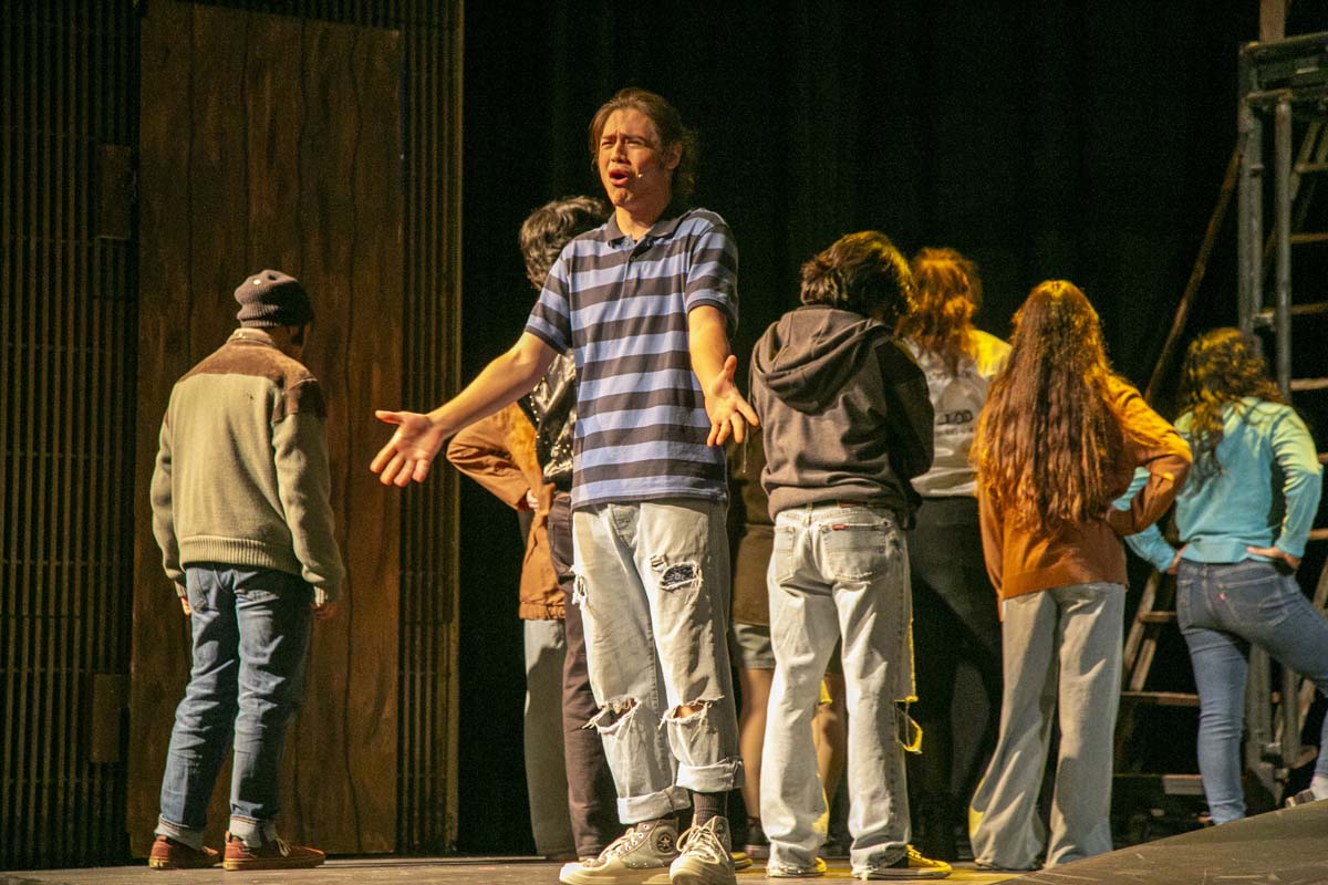 Students perform in The Lightning Thief at CHC.