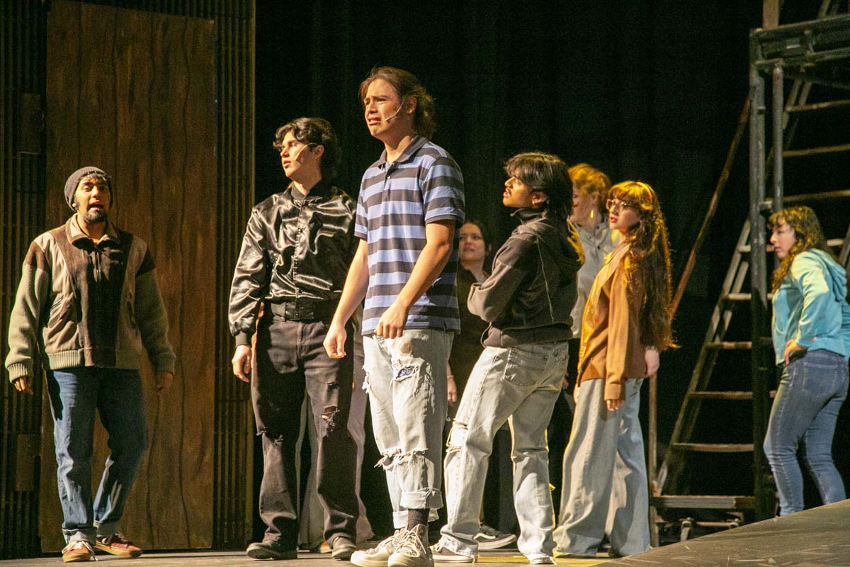 Students perform in The Lightning Thief at CHC.
