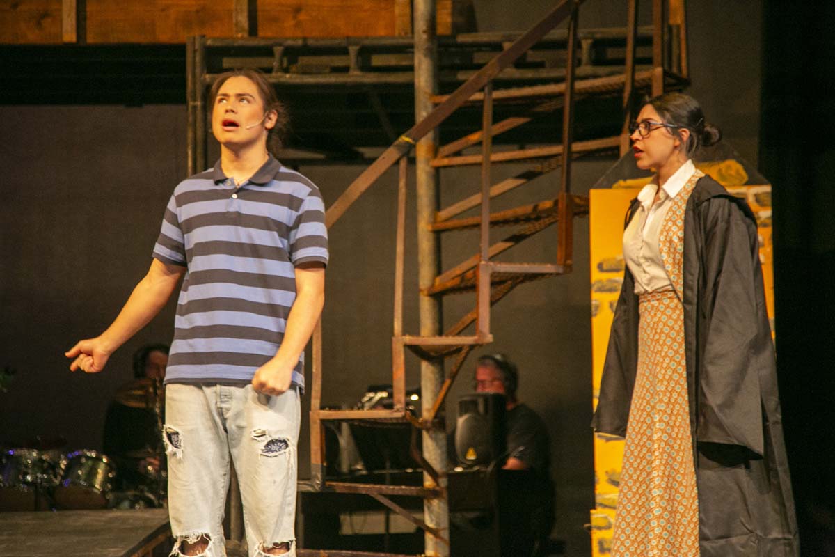 Students perform in The Lightning Thief at CHC.