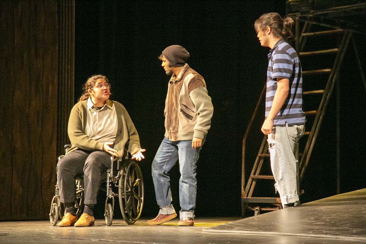 Students perform in The Lightning Thief at CHC.