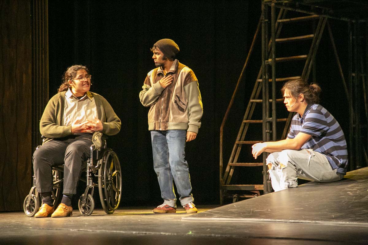 Students perform in The Lightning Thief at CHC.