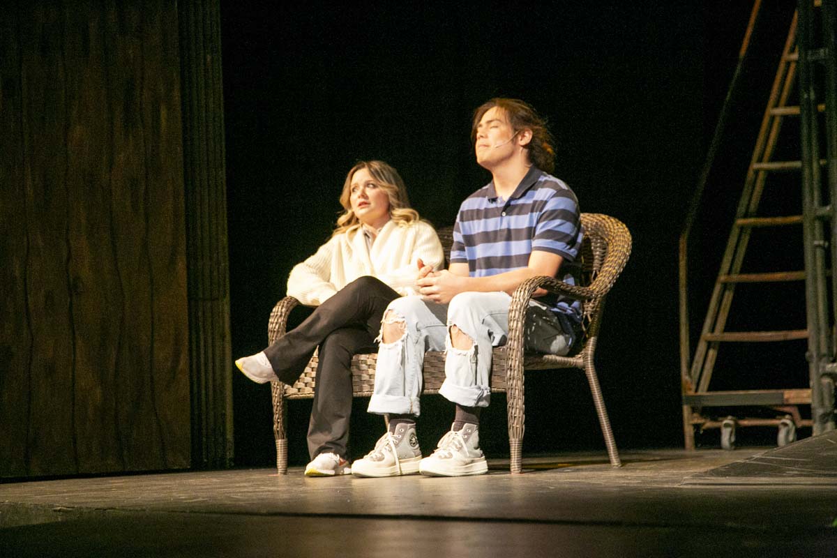 Students perform in The Lightning Thief at CHC.