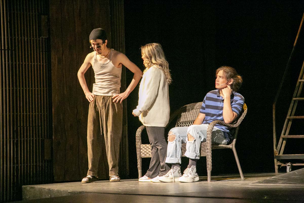 Students perform in The Lightning Thief at CHC.