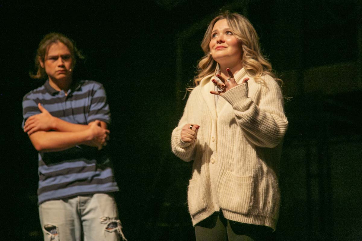 Students perform in The Lightning Thief at CHC.