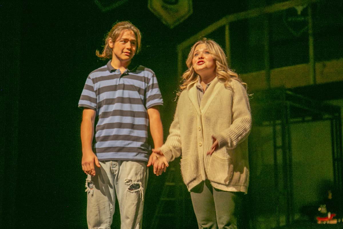 Students perform in The Lightning Thief at CHC.