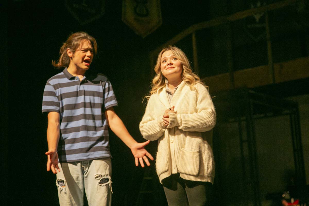 Students perform in The Lightning Thief at CHC.