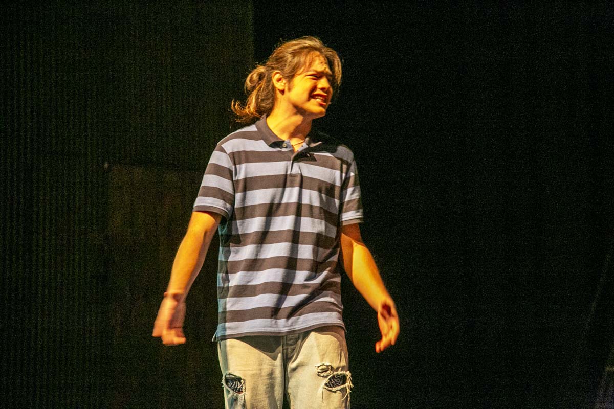 Students perform in The Lightning Thief at CHC.