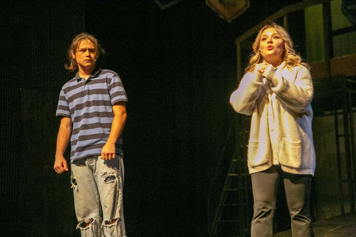 Students perform in The Lightning Thief at CHC.