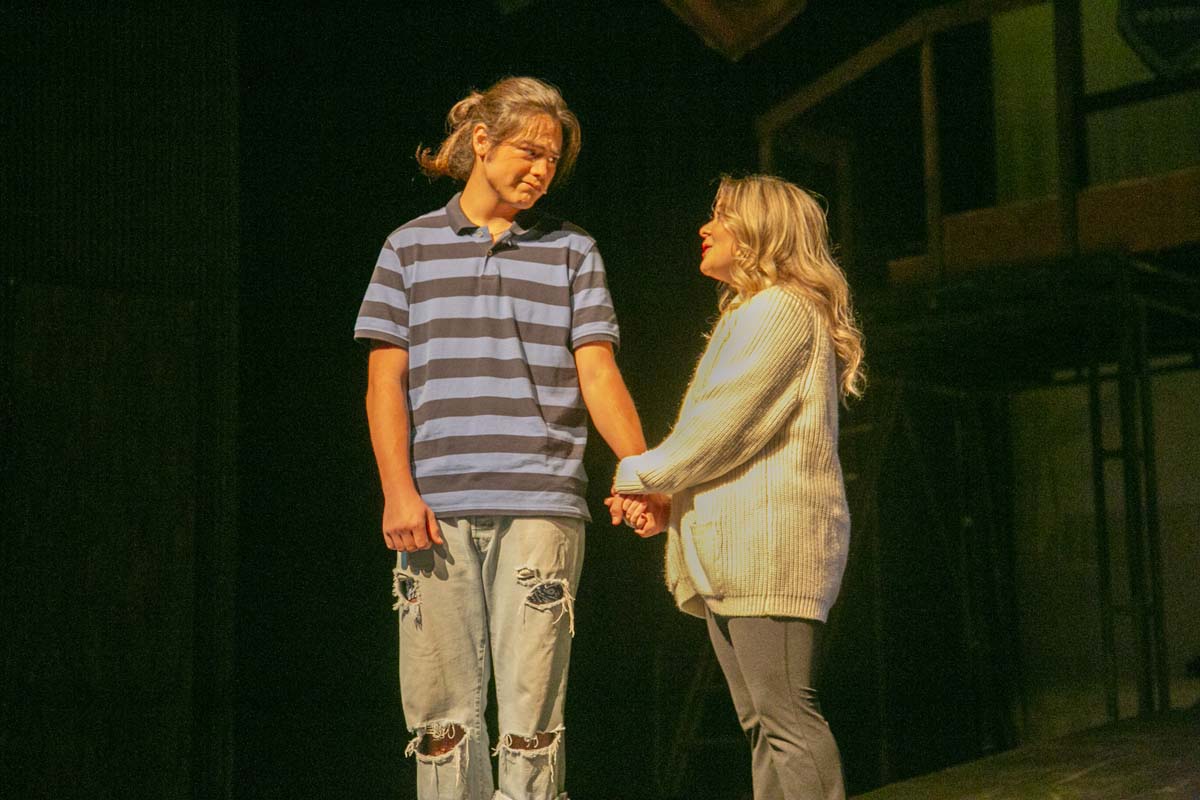 Students perform in The Lightning Thief at CHC.